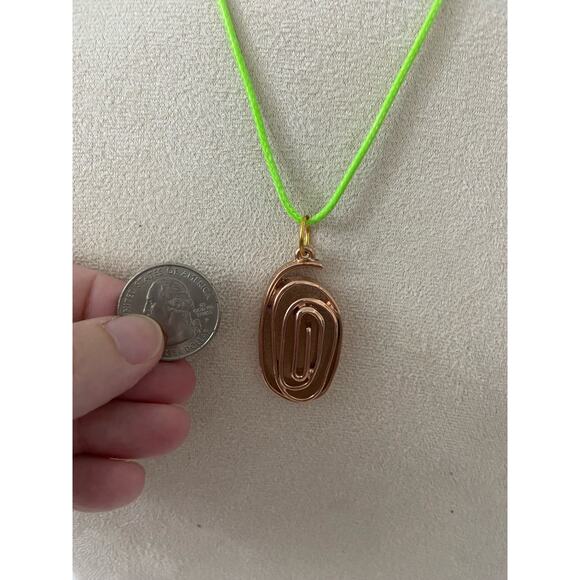swirl pendant necklace - Picture 2 of 5